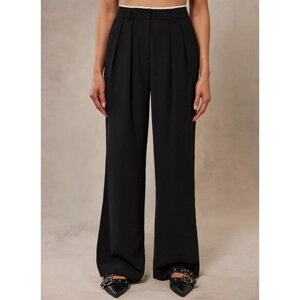 Mint Velvet Black Waist Detail Trouser